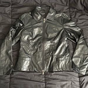 Wet Seal Pleather Jacket vintage / y2k